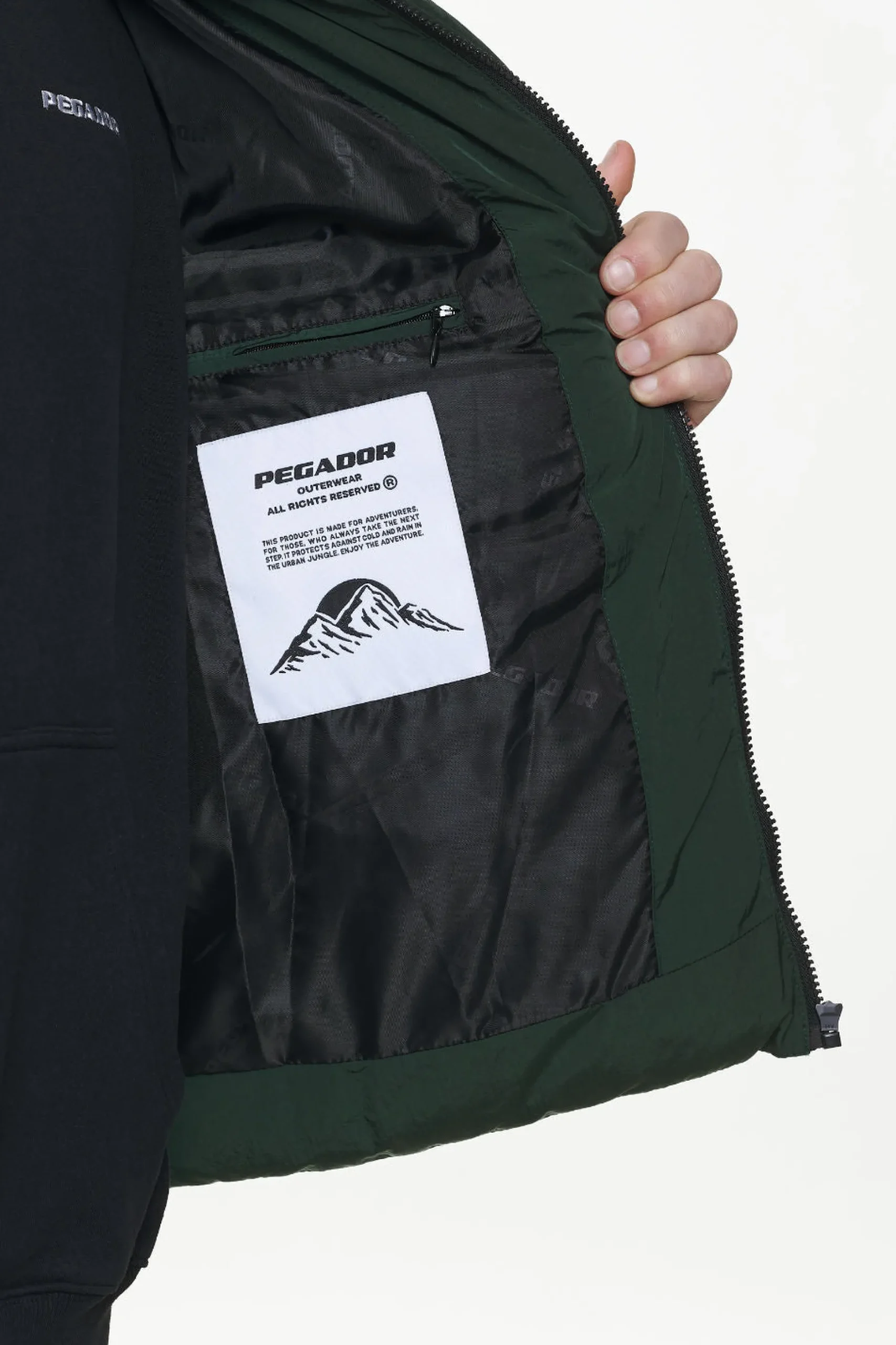 Pegador Solin Crushed Puffer Jacket