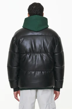 Pegador Solin Vegan Leather Puffer Jacket