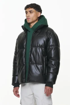 Pegador Solin Vegan Leather Puffer Jacket