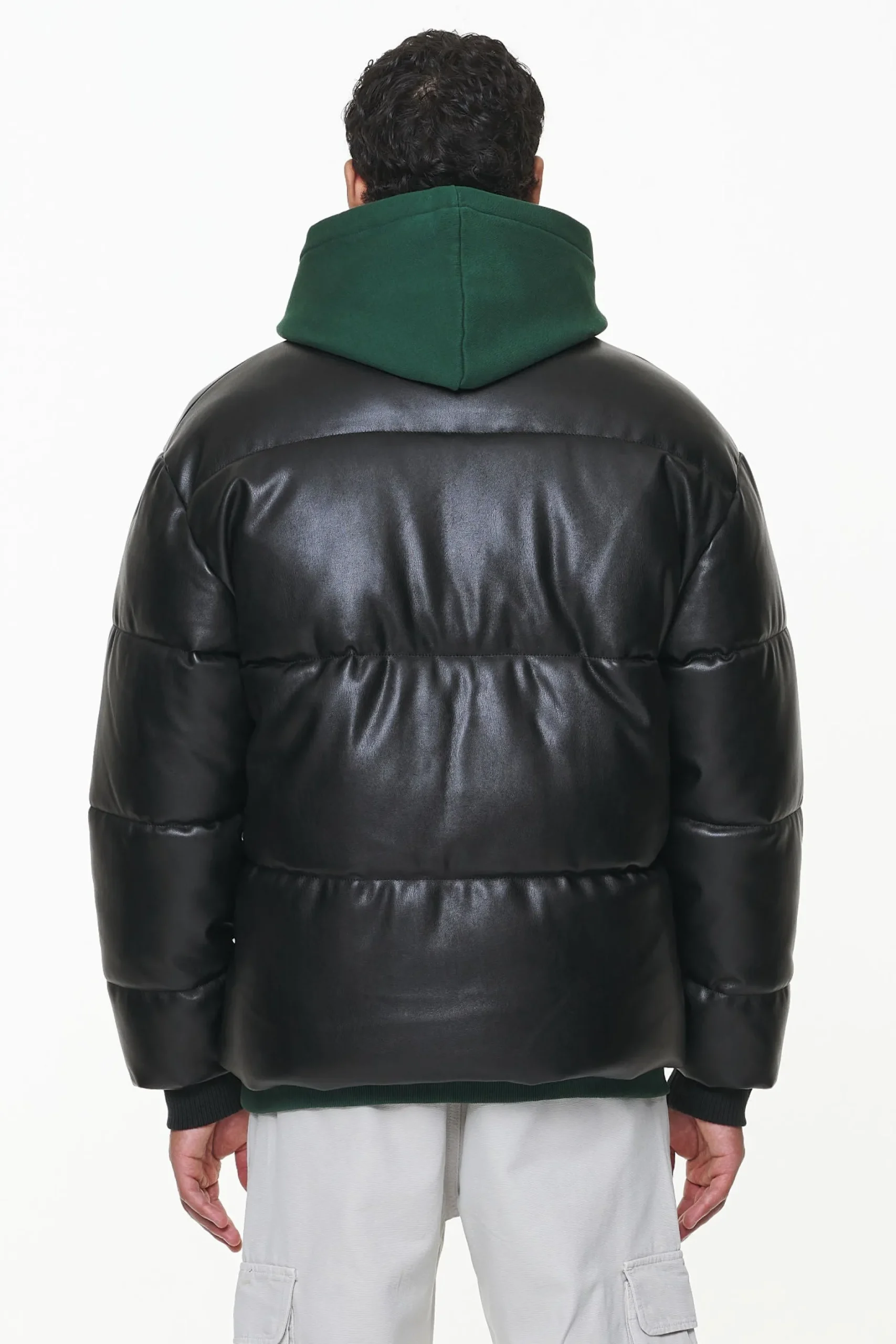 Pegador Solin Vegan Leather Puffer Jacket