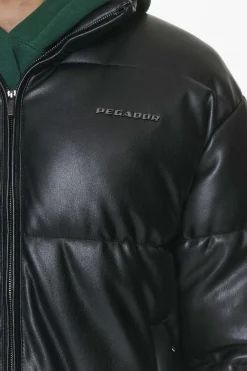 Pegador Solin Vegan Leather Puffer Jacket