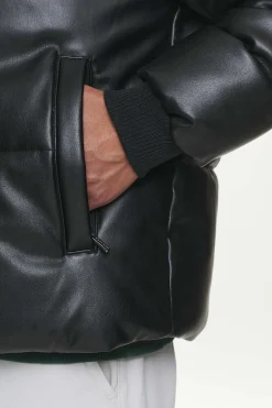 Pegador Solin Vegan Leather Puffer Jacket