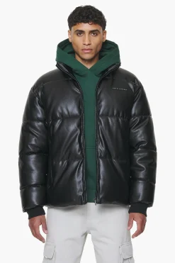 Pegador Solin Vegan Leather Puffer Jacket