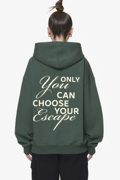 Pegador Sona Oversized Hoodie Washed Sage Green