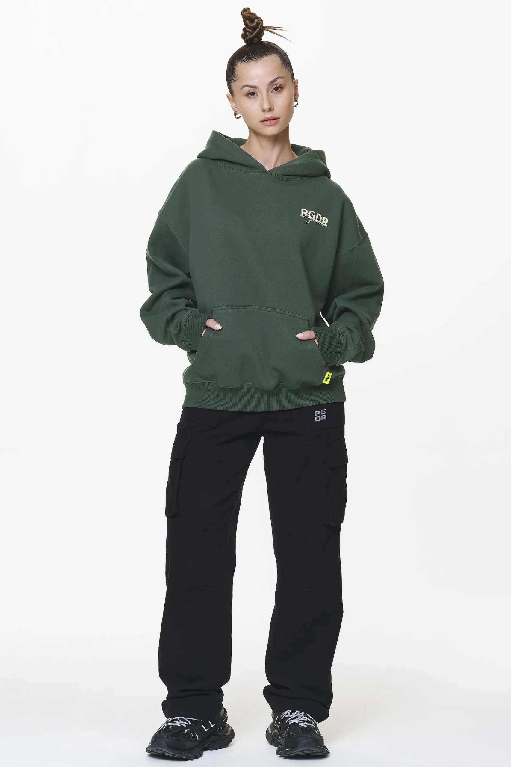 Pegador Sona Oversized Hoodie Washed Sage Green
