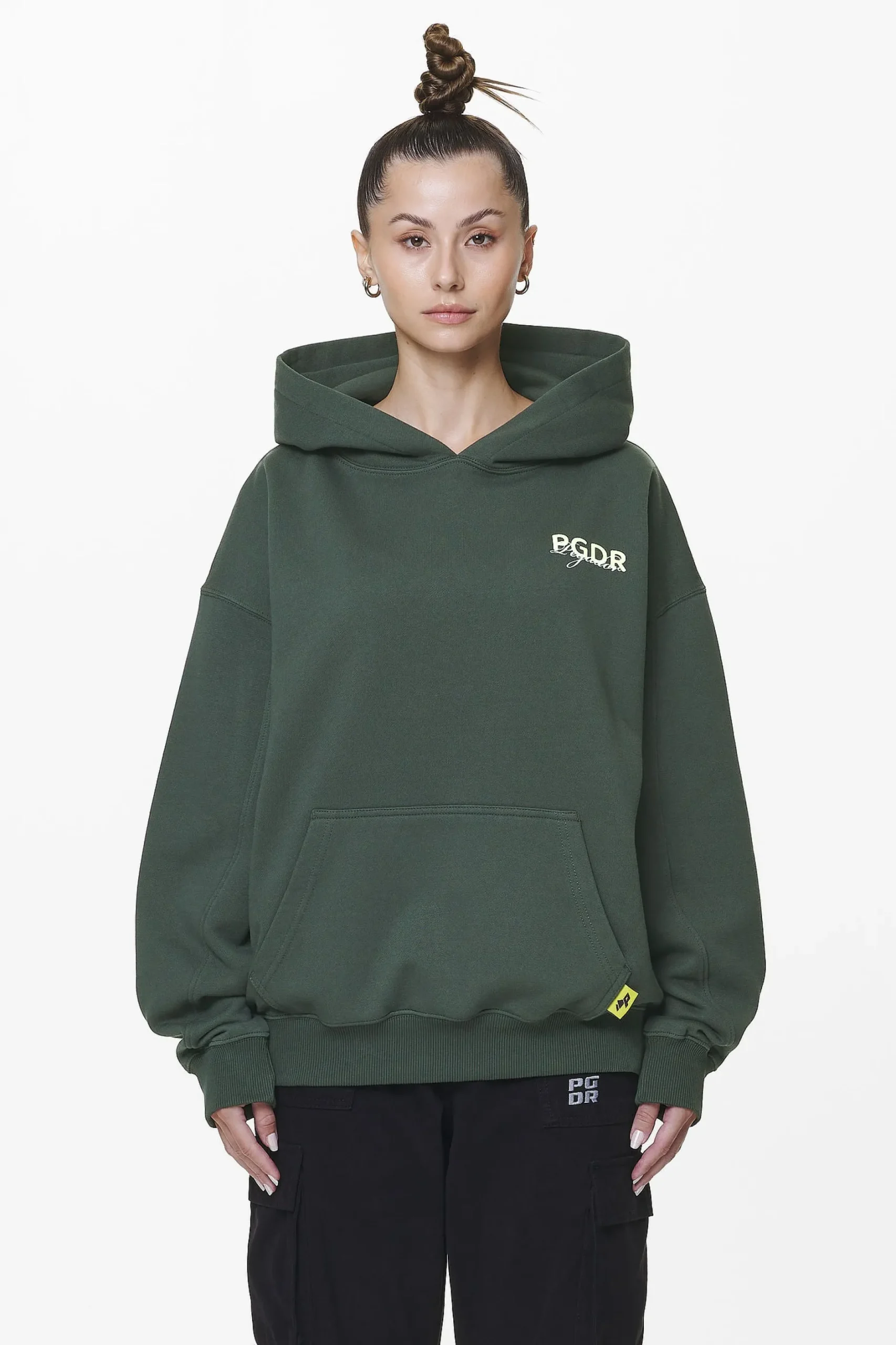 Pegador Sona Oversized Hoodie Washed Sage Green