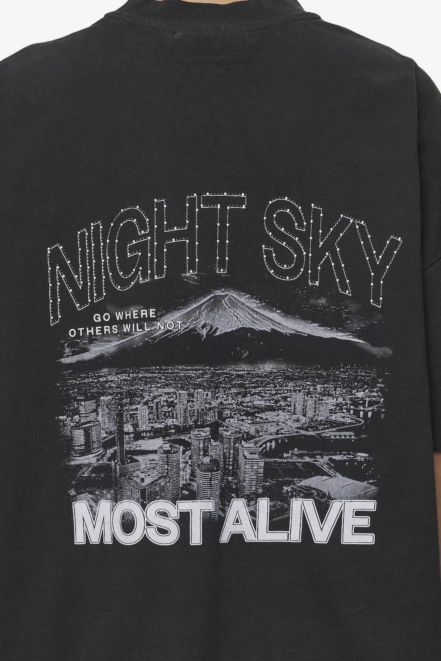 Pegador Sonia Heavy Oversized Tee Washed Black