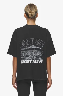 Pegador Sonia Heavy Oversized Tee Washed Black