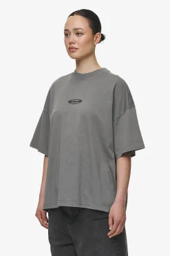 Pegador Sora Heavy Oversized Tee Washed Deep Grey