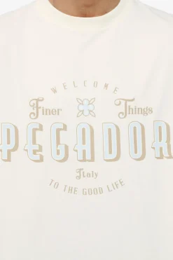 Pegador Stokes Oversized Tee Vintage Washed Unbleached
