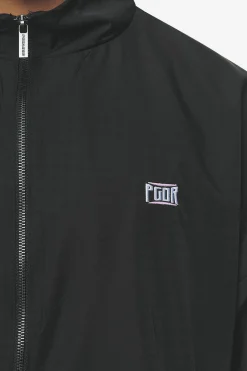 Pegador Stow Boxy Track Jacket Black Bubblegum