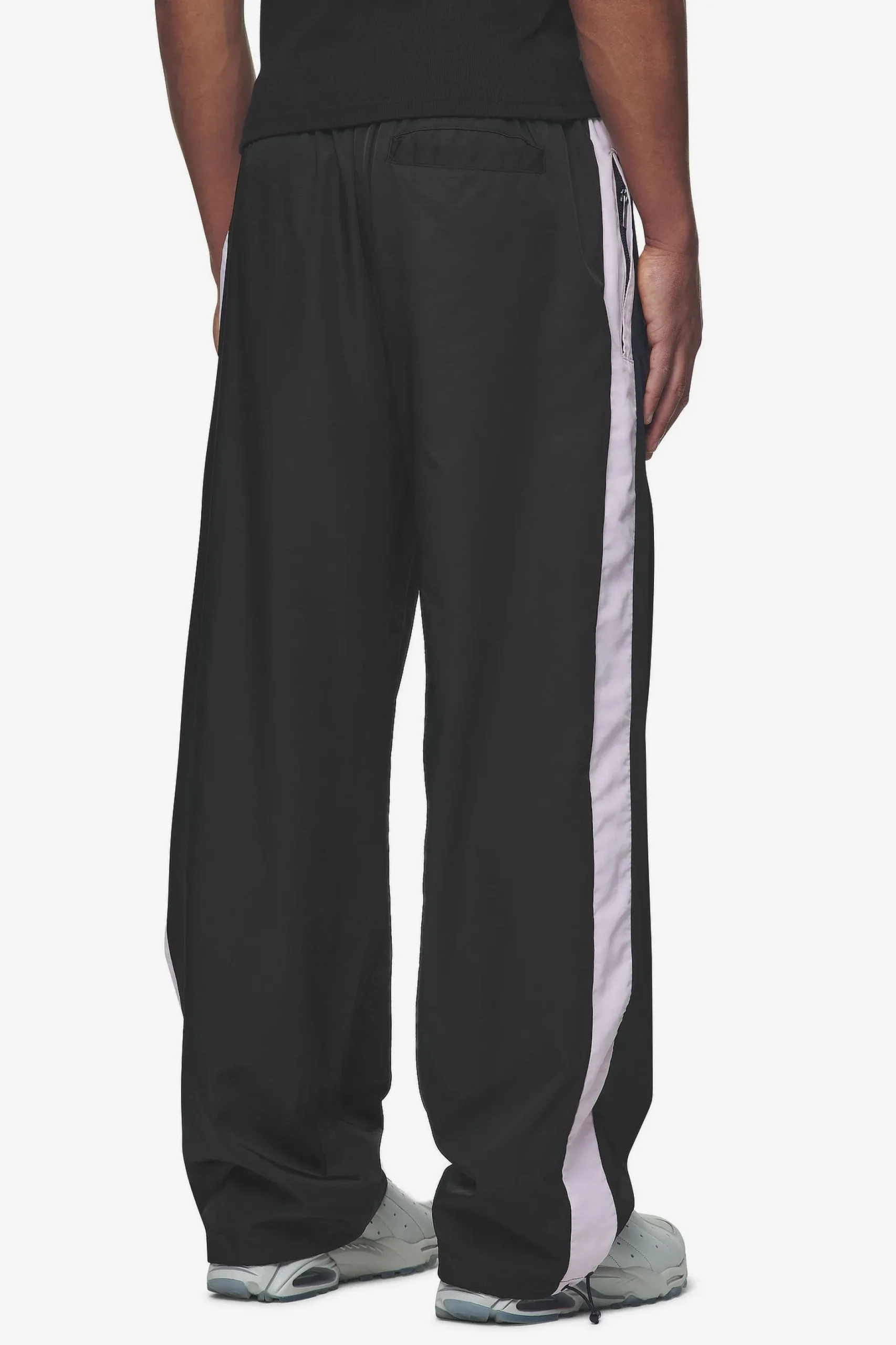 Pegador Stow Wide Track Pants Black Bubblegum