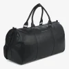 Pegador Strahan Logo Faux Leather Weekender Black