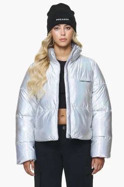 Pegador Sugar Future Puffer Jacket Chrome