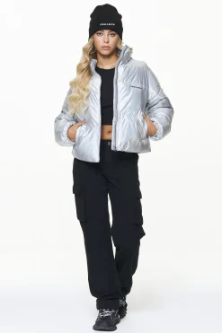 Pegador Sugar Future Puffer Jacket Chrome