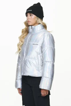 Pegador Sugar Future Puffer Jacket Chrome