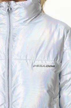 Pegador Sugar Future Puffer Jacket Chrome