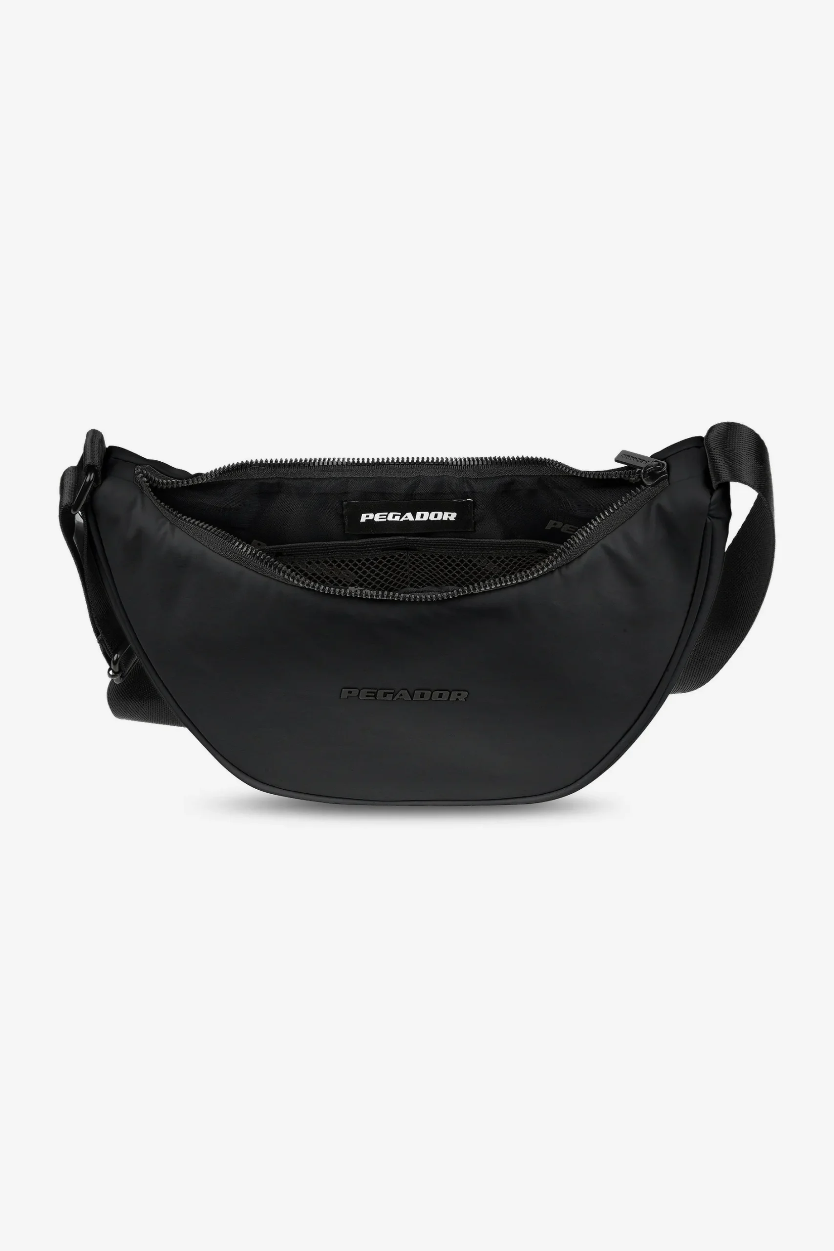 Pegador Sycamore Logo Nylon Shoulder Bag Black