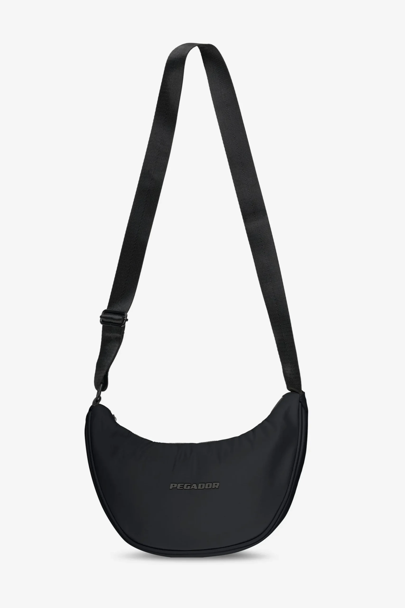 Pegador Sycamore Logo Nylon Shoulder Bag Black