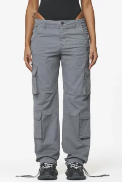 Pegador Tanum Wide Cargo Pants Anthracite Grey