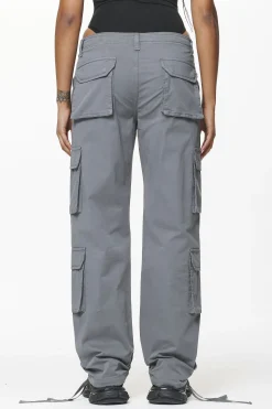 Pegador Tanum Wide Cargo Pants Anthracite Grey