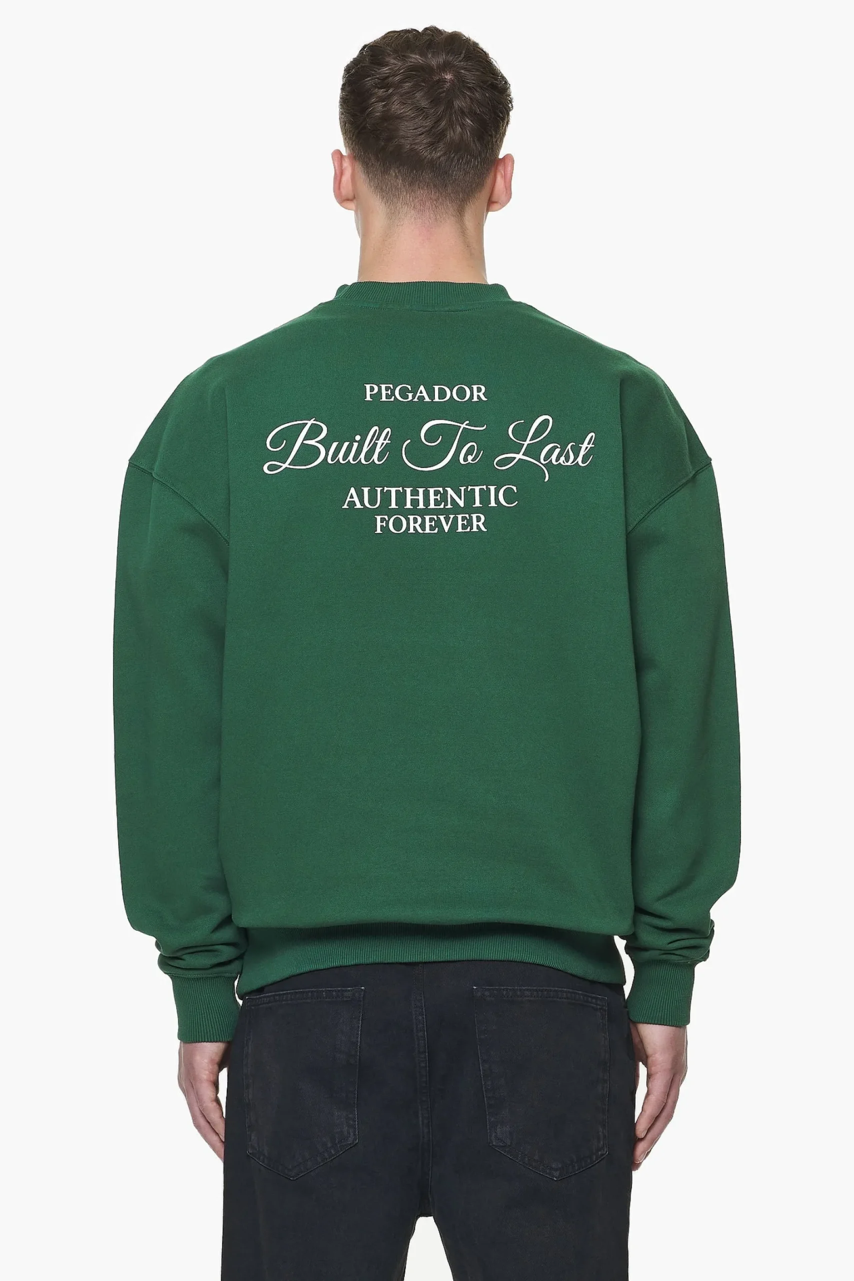 Pegador Tavery Oversized Sweater Vintage Washed British Green