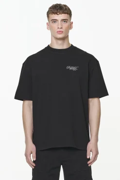 Pegador Tavery Oversized Tee Vintage Washed Onyx Black
