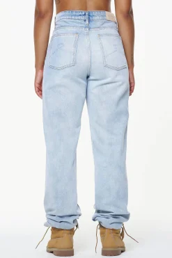Pegador Terrance Wide Jeans Washed Light Blue