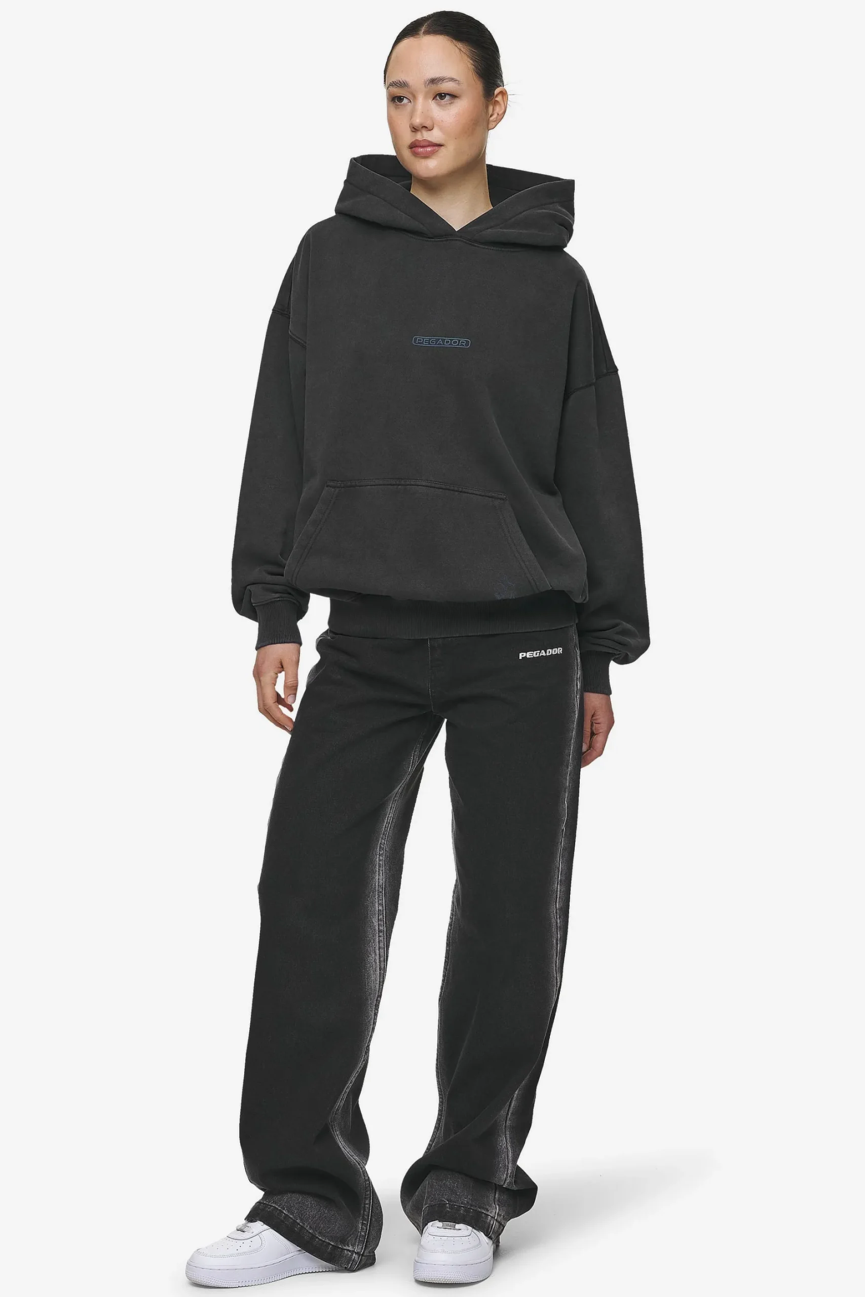 Pegador Thea Oversized Hoodie Vintage Black