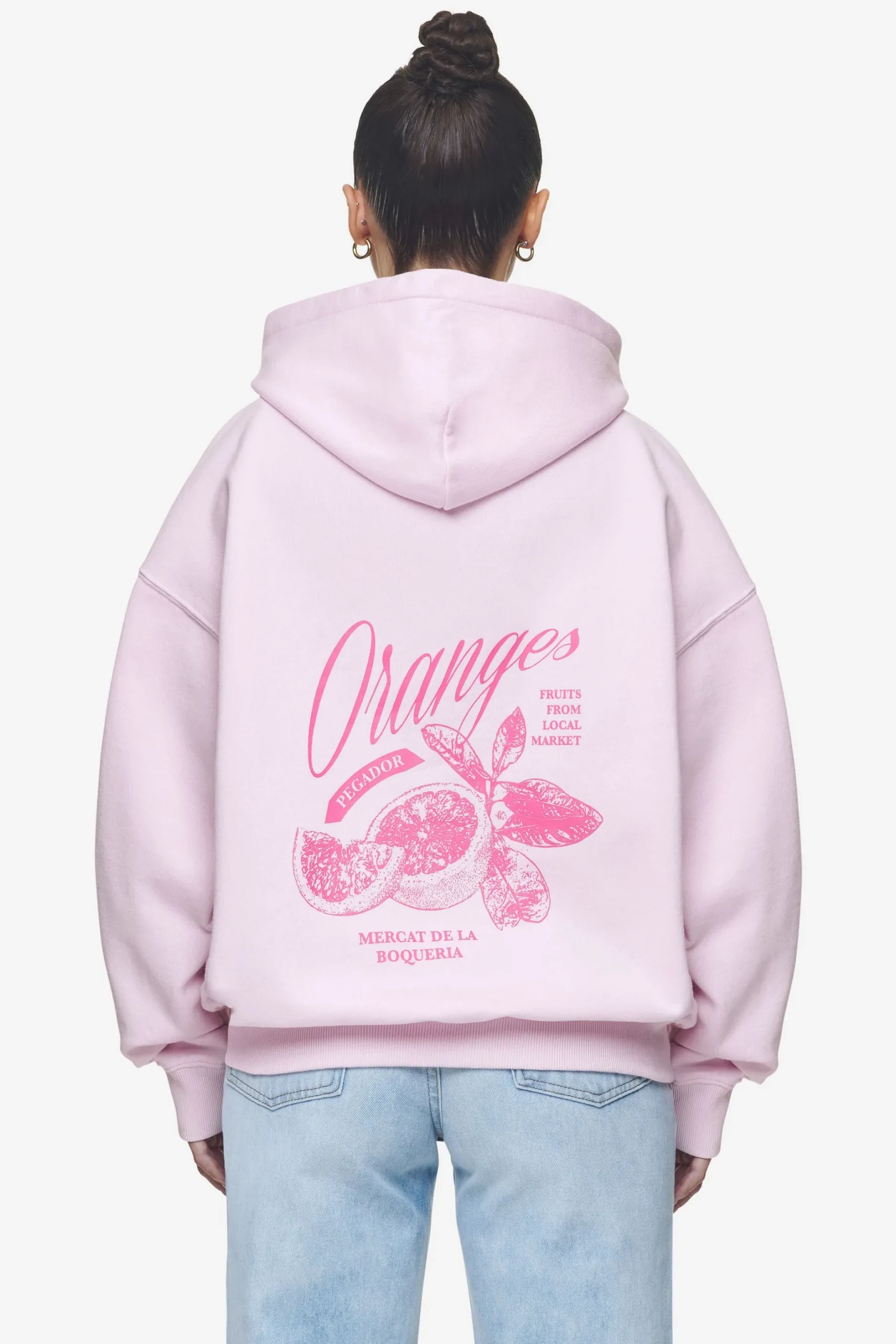 Pegador Tia Oversized Hoodie Washed Bubblegum