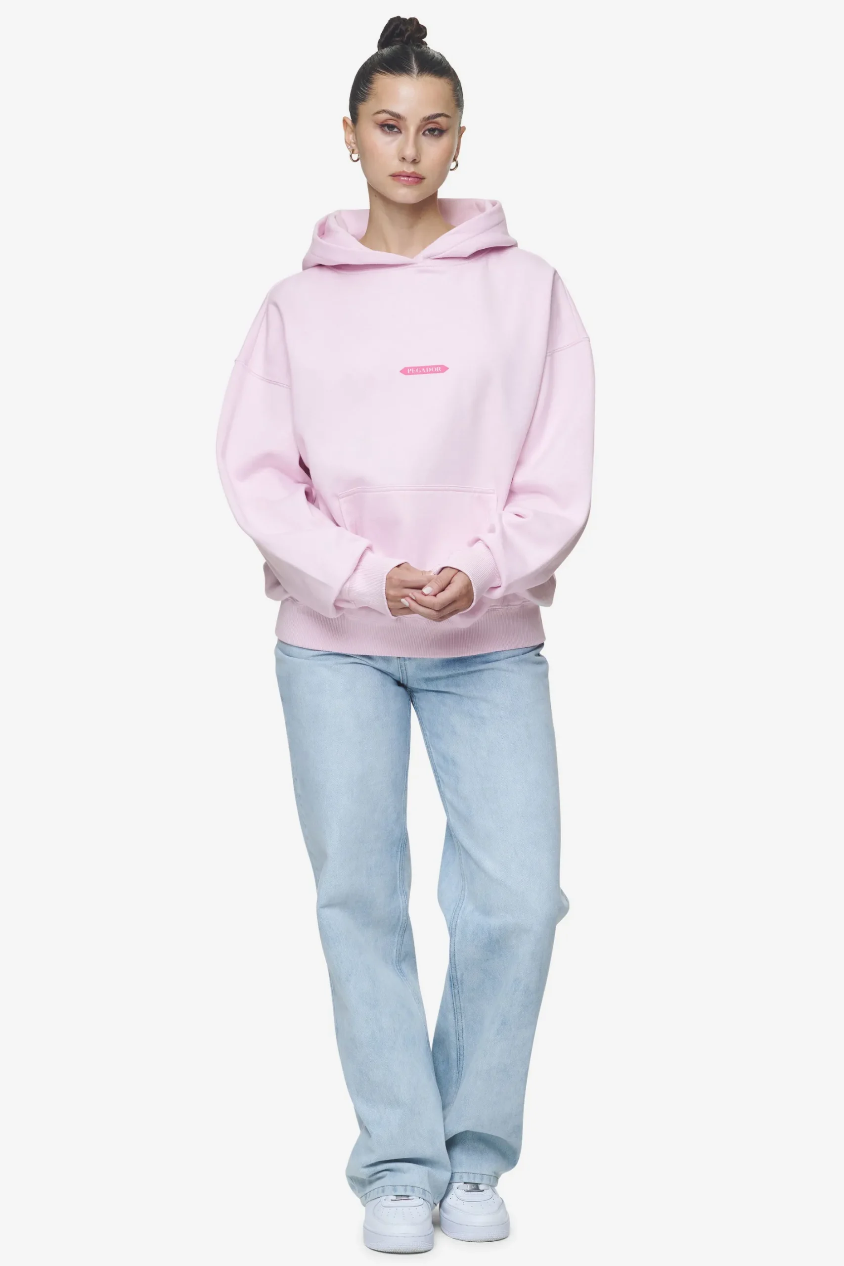 Pegador Tia Oversized Hoodie Washed Bubblegum
