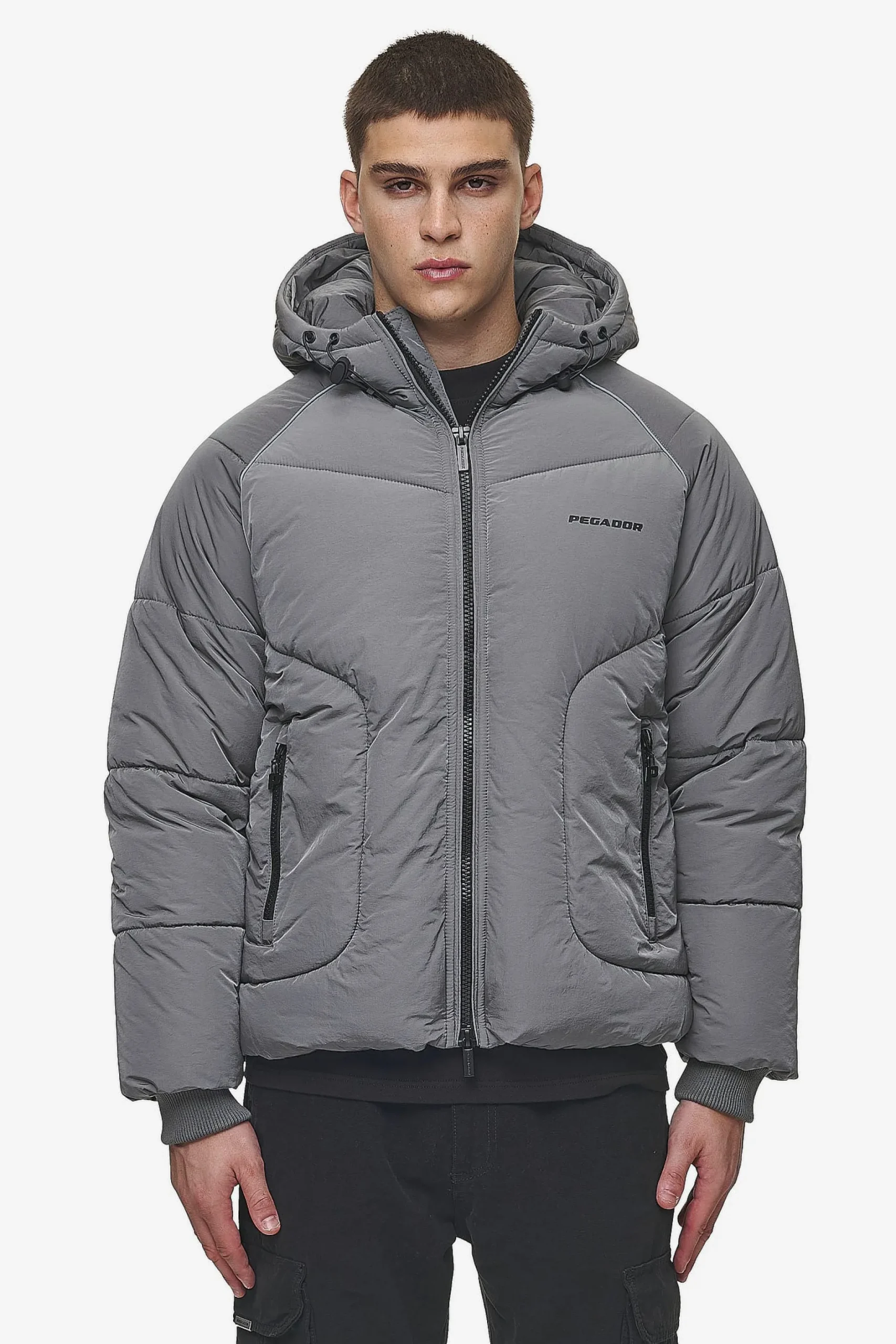 Pegador Toby Crushed Raglan Puffer Jacket