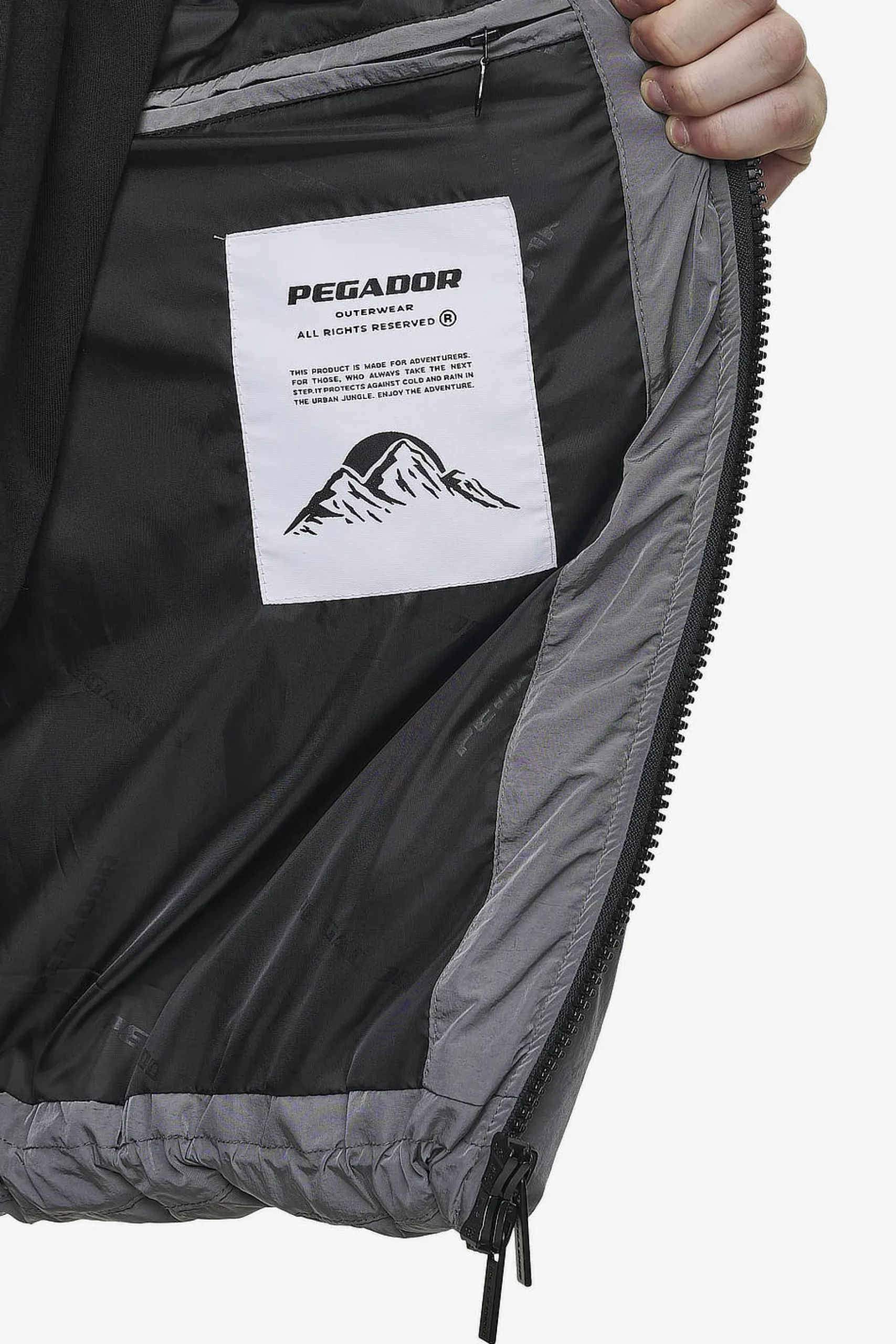 Pegador Toby Crushed Raglan Puffer Jacket