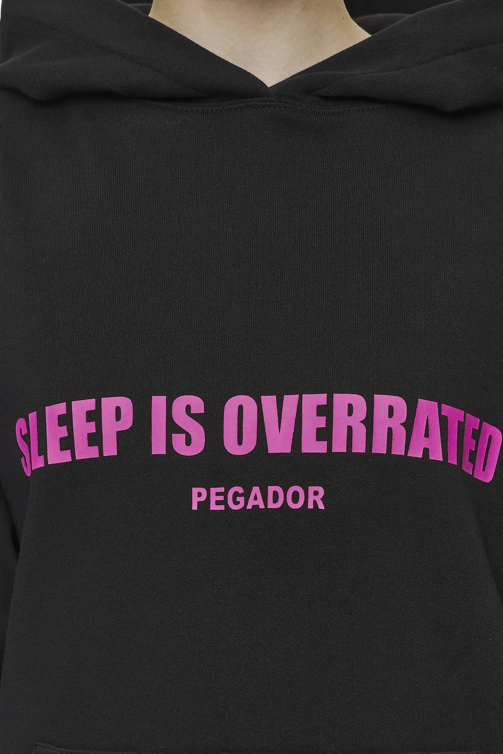 Pegador Tori Oversized Hoodie Washed Black
