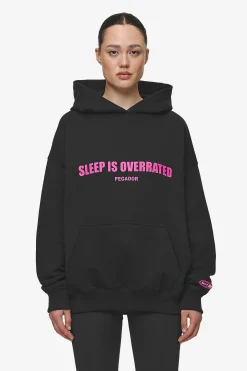 Pegador Tori Oversized Hoodie Washed Black