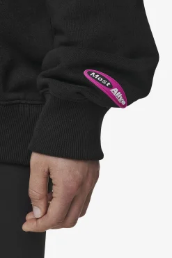 Pegador Tori Oversized Hoodie Washed Black