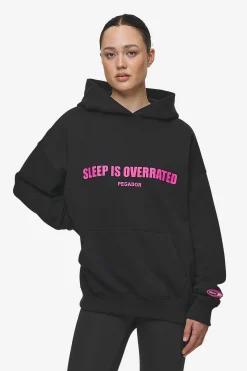 Pegador Tori Oversized Hoodie Washed Black