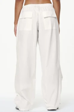 Pegador Tower Skydiver Track Pants Vintage Washed Bone White