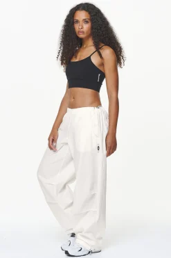 Pegador Tower Skydiver Track Pants Vintage Washed Bone White