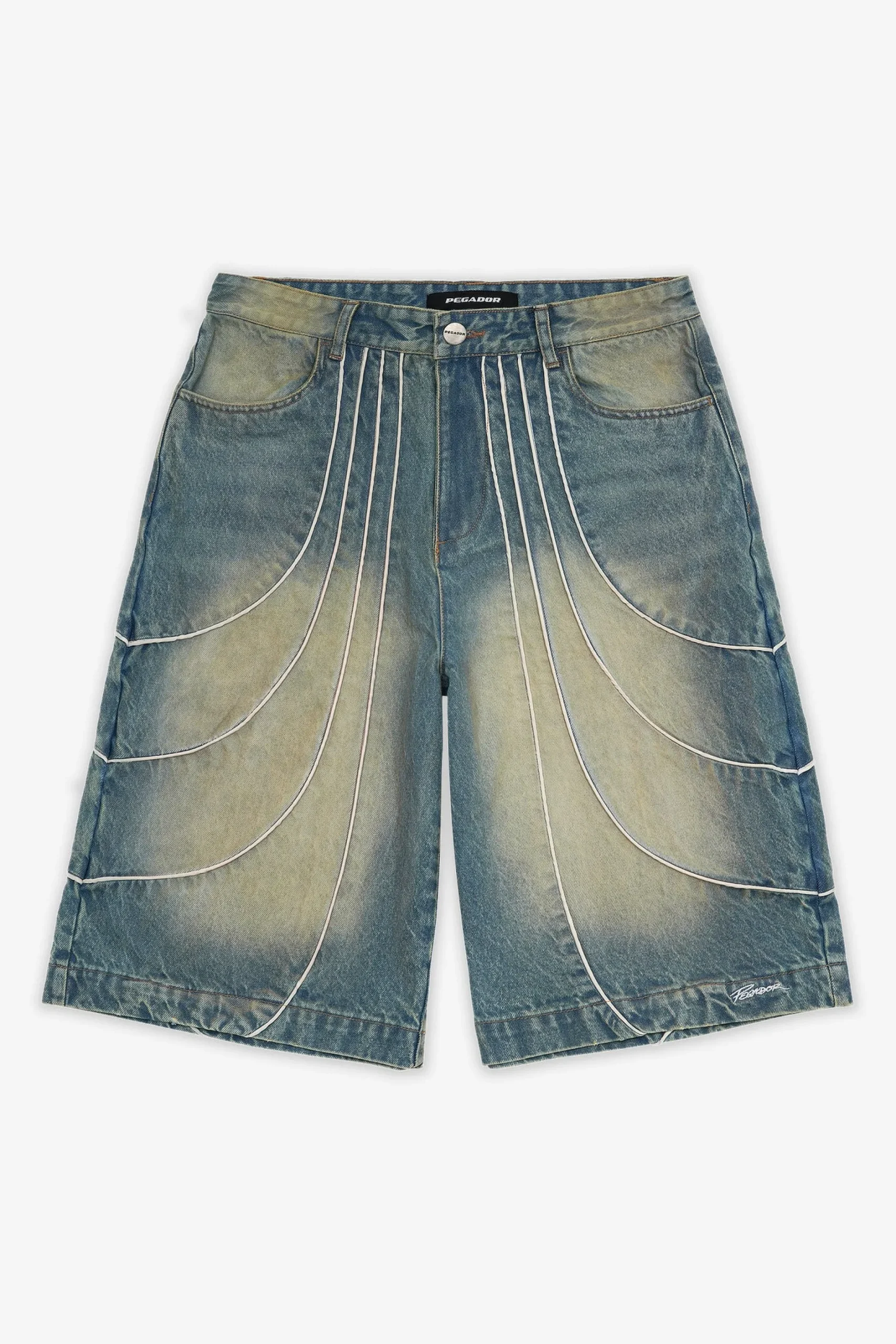 Pegador Treasure Jorts Vintage Blue