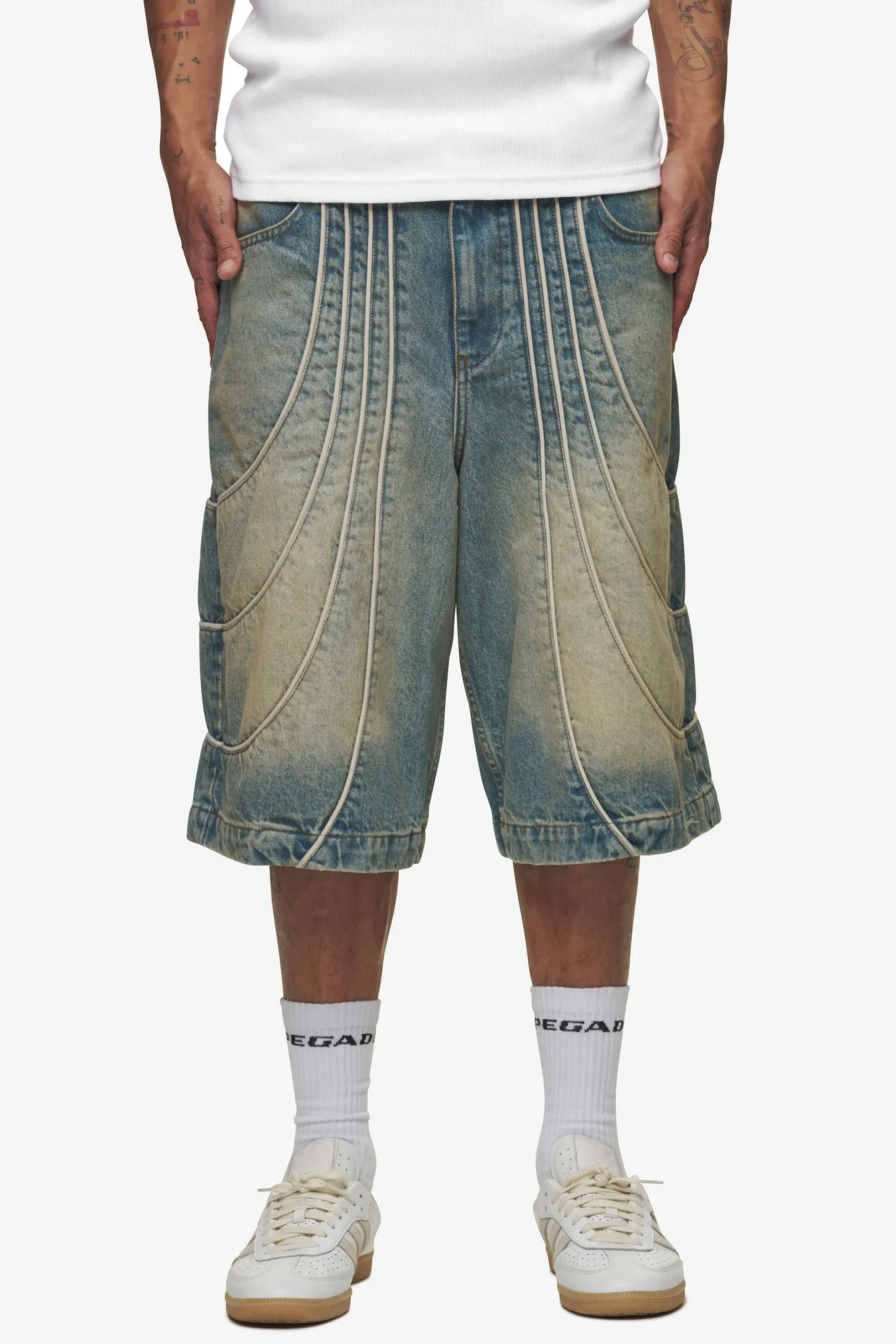 Pegador Treasure Jorts Vintage Blue