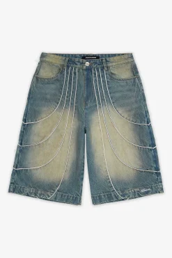 Pegador Treasure Jorts Vintage Blue