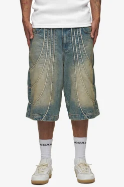 Pegador Treasure Jorts Vintage Blue