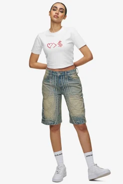 Pegador Treasure Jorts Vintage Blue