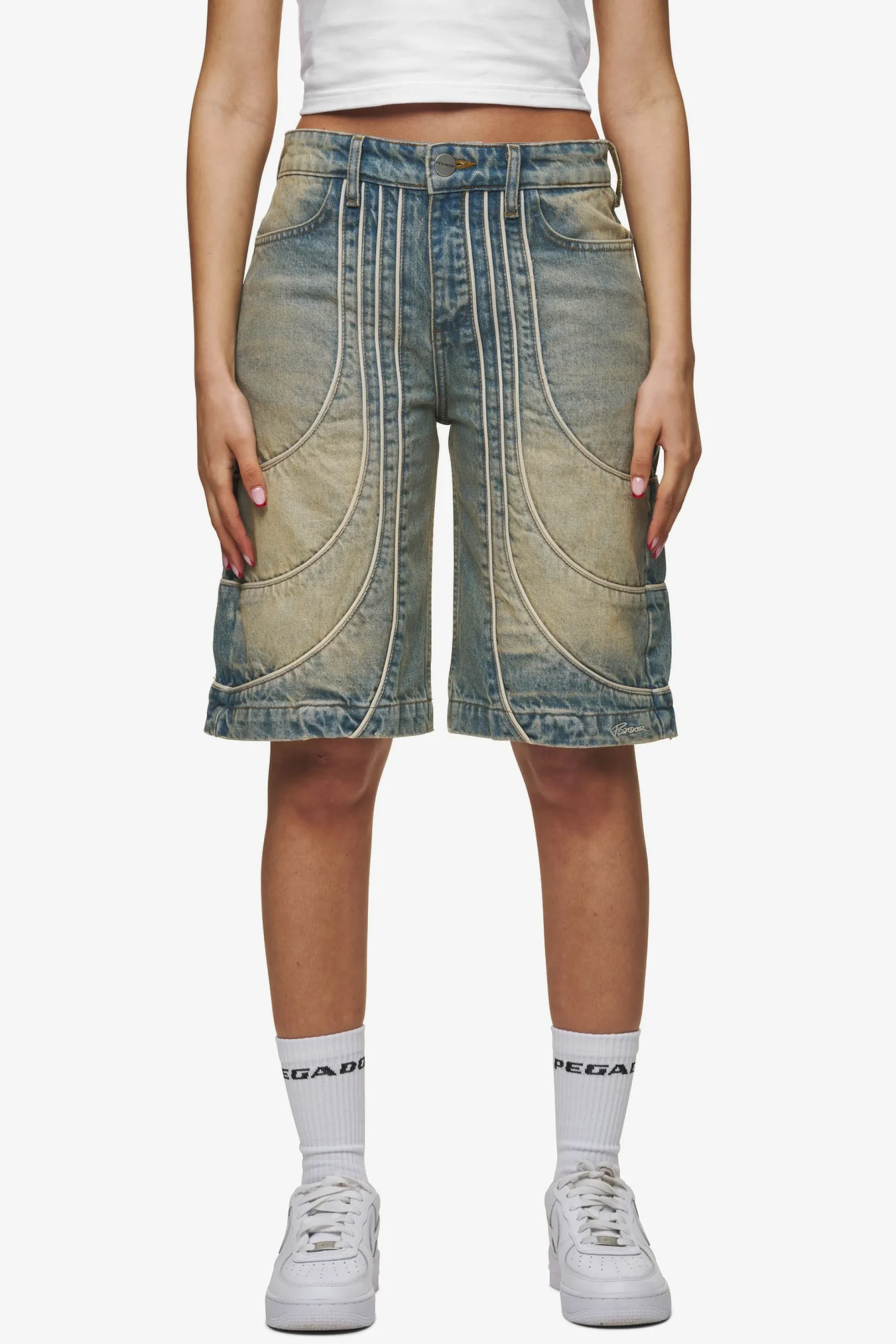Pegador Treasure Jorts Vintage Blue