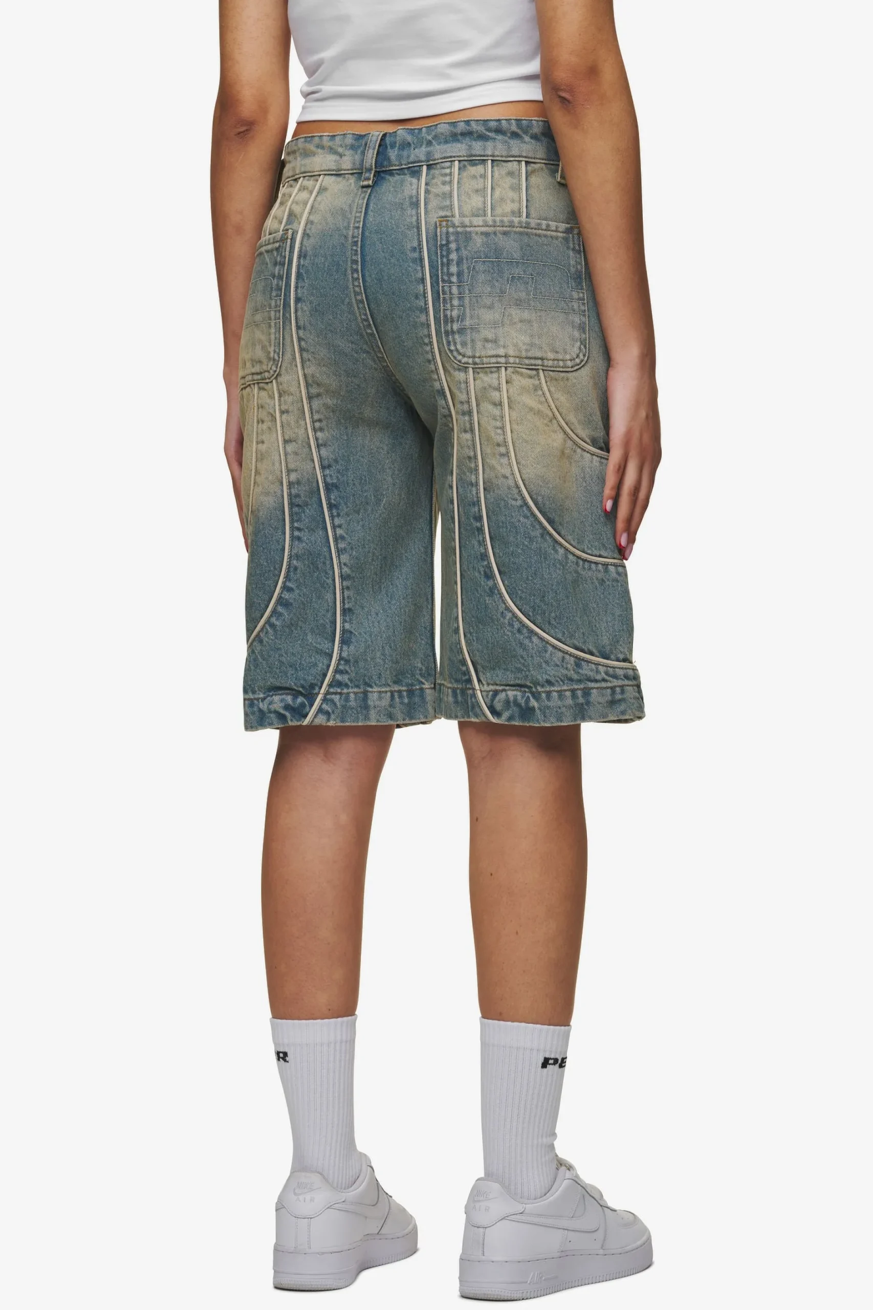 Pegador Treasure Jorts Vintage Blue