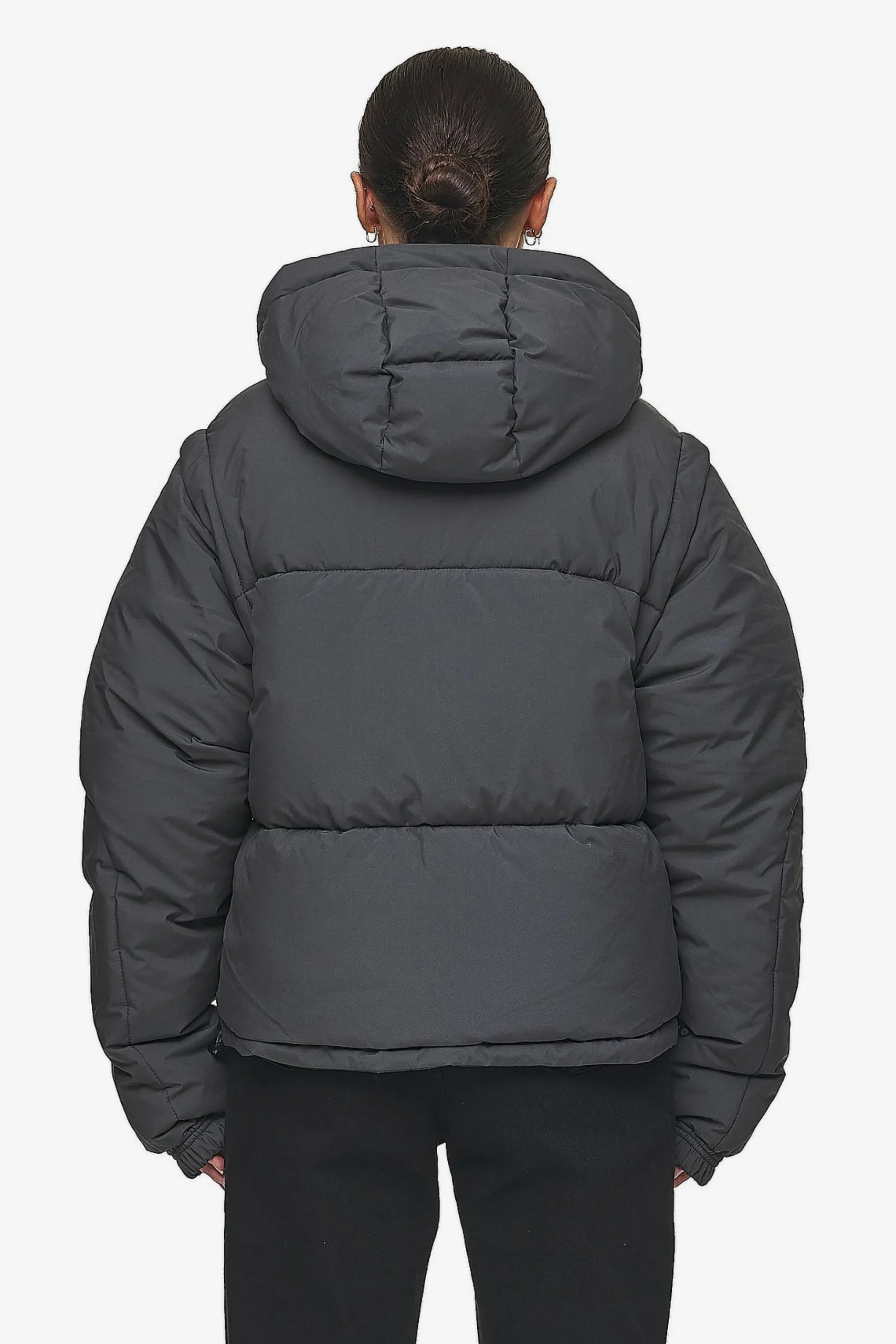Pegador Trixy 4 In 1 Reversible Puffer Jacket Anthracite