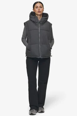 Pegador Trixy 4 In 1 Reversible Puffer Jacket Anthracite