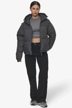 Pegador Trixy 4 In 1 Reversible Puffer Jacket Anthracite