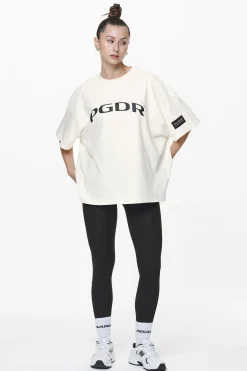 Pegador Troms Heavy Oversized Tee Washed Salty Cream